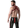 LEADER Harnais BRUT Noir-Rouge